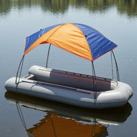 Inflatable Boat Lightweight Canopy Frame Wind Resistant Watercraft Shade for Boating