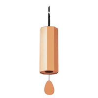 Metal Wind Chime Decorative Wind Chime with Pendant Minimalist Hanging Ornament for Interior Stylists, Refined Decor Seekers