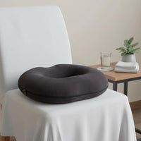 Viscoelastic Foam Seat Pad Breathable Textile Coccyx Pad Viscoelastic Foam Circular Pillow Removable Cover Chair Pad