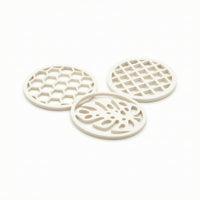 3 Pieces Circular Propagation Covers with Cutouts Flat Cutting Supports for Gardeners
