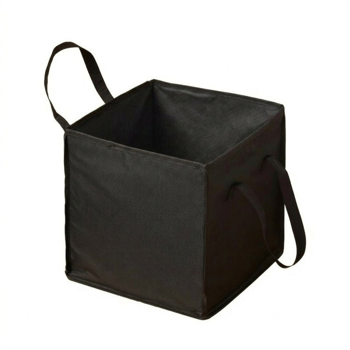 Soft-Sided Hanger Storage Bag Open-Top Square Textile Storage Bag Carry Handles