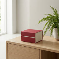 Watch Box with Cushion Faux Leather Single Watch Box Storage Rigid Compact for Retail Display