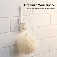 Bedroom and Closet Multi-Purpose Hooks with Secure Design, Heavy Duty S for Home Use, 6 Pieces Shape Hanging for Kitchen