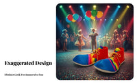 Clown Shoes Colorful Design Clown Shoe Covers Bright Colors Oversized Shoe Covers for Entertainers, Adults, Carnivals, Stage Performances, Halloween