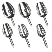 Thickened 304 Stainless Steel Multi-Purpose Scoop for Ice, Flour, Grains, Tea, Rice