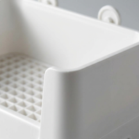Small Animal Hay Feeder Litter Tray, Guinea Pig Chinchilla Bunny Toilet, Large Capacity, Design, Easy Clean Bottom Net