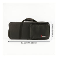 Wear-Resistant Trumpet Case with Shoulder Strap Padded Trumpet Case Reinforced Heavy-Duty for Musicians
