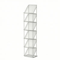 Periodical Rack Freestanding Periodical Display Rack Metal for Bookstore