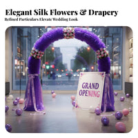 Heart-Shaped Floral Archway Artificial Floral Arrangements Nuptial Arch Arched Shape Detachable Design for Business Owners