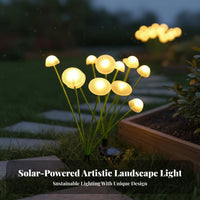 Waterproof Solar Toadstool Lights Easy Installation Solar Toadstool Light Dusk to Dawn for Patio, Yard, Flower Bed