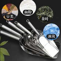 Stainless Steel Multi-Purpose Food Scoop for Ice, Flour, Rice, and More