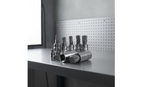 10 Pieces Auto Repair 12-Point Socket Bits Long-Lasting Star Socket Bit Set Wear-Resistant 12-Point Screw Sockets High Rotational Force for Garage