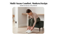 Multi-Functional Tufted Storage Ottoman hingedTop Lid Upholstered Bench Comfortable Seating Footstool sturdy Wood Legs for Apartment Dwellers, Homeowners, Interior Decorators, Entryway, Living Room, Bedroom