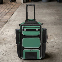 Wheeled Baseball Equipment Bag Ventilated Baseball Bag with Wheels Large for Athletes, Travel
