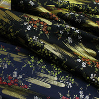 Japanese Kimono Obi Silk Brocade Fabric for Doll Clothes & Stage Decor