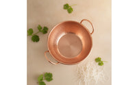 Copper Pot with Loop Handles Compact Hammered Copper Pot Traditional Cookware for Home Cooks