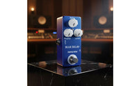 Compact Analog Delay Guitar Pedal Metal Analog Delay Pedal Lightweight Low-Noise for Guitarists