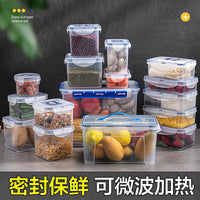JEKO Food Grade PP Transparent Refrigerator Storage Container with Lid and Dividers