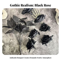 Halloween Gothic Flower Spray Lightweight Skeletal Hand Flower Arrangement Decor for Photo Props