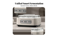 Automatic Yogurt Maker Light Beige Finish Temperatureregulated Yogurt Maker Timer Kitchen Appliance