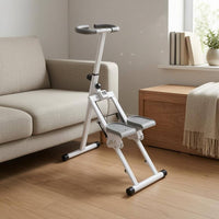 Step Climbing Machine Space Compact Home Step Climbing Machine Adjustable Pedal Angle Foldable Climber for Apartment
