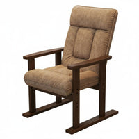 sturdy Wood Frame paddinged Wooden accent Chair Relaxed Recline Armchair High backrestrest Indoor Seating Ergonomic Design for Home Office Users, Readers, home dwellers, Living Room, Bedroom, perusing Corner, Balcony