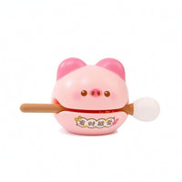 Wooden Aquatic Creature Toy with Striker Compact Hand-Held Toy for Adults