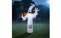 Inflatable Inflatable Ghost Spooky Inflatable Ghost with Pumpkin Freestanding Outdoor for Indoor