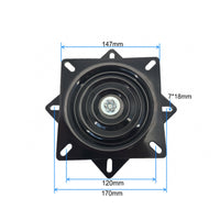 Full Ball Bearings 360 Degree Swivel Plate Effortless Rotation Rotating Turntable Plate Factory Direct Rotating Tray Bearing for Furniture Makers, DIY Enthusiasts, Boat Seats