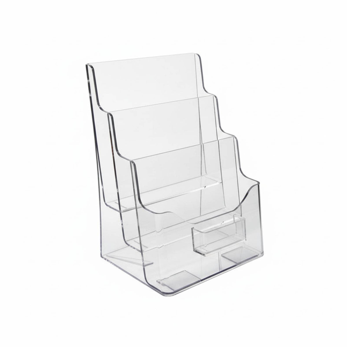 Files Rack   Construction Acrylic Brochure Stand   Edges Acrylic Brochure Holder for Lobby, Commerce Show