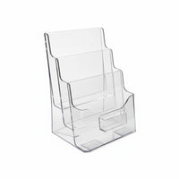 Files Rack   Construction Acrylic Brochure Stand   Edges Acrylic Brochure Holder for Lobby, Commerce Show
