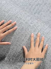 地毯客厅2025新款轻奢高级沙发茶几垫床边卧室地毯秋冬季家用地毯 经典-Y2卡其 200*300cm【升级款、防污、防滑底、加厚面料】