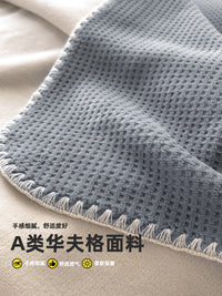 毛毯沙发盖毯冬季加厚办公室午睡披肩小毯子空调法兰绒毯床上用yy