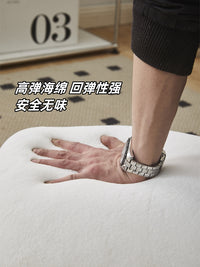 三梦网红趴趴熊休闲懒人沙发儿童动物座椅酣睡北极熊靠枕阳台卧室 趴趴熊懒人沙发-蓝色【高回弹定型棉】
