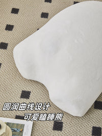 三梦网红趴趴熊休闲懒人沙发儿童动物座椅酣睡北极熊靠枕阳台卧室 趴趴熊懒人沙发-蓝色【高回弹定型棉】