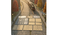 Model Building with Balconies Pre-Cut Apartment Model Kit Paintable Multi-Story for Modelers, Railway Layouts, Dioramas