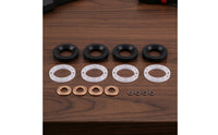 Fuel Injector Seal and Washer Kit Copper Fuel Injector Seal Kit Rubber Heavy Duty for Mechanics, Engine Repair