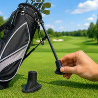 2 Pieces Stable Golf Bag Stand Replacement Feet Long-Lasting Golf Stand Bag Feet Wear-Resistant Pad Strong Grip for Golfers