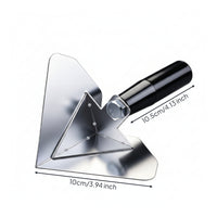 Inside Corner Trowel Mirror Polished Corner Finishing Tool with ABS Handle 90-Degree Trowel Heavy Duty Long-Lasting