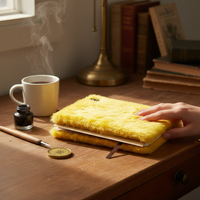 Fluffy Plush A6 Notebook for Notes, Journaling, and Daily Planning