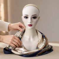 Realistic Mannequin Head with Shoulders Female Hairpiece Head Matte Display Bust Cosplay for Cosplayers, Salons