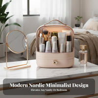 Cosmetic Case with Drawers Large Capacity Vanity Organizer particle-proofresistant for Women