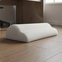 Footrest Cushion Padded Contoured Footrest Cushion Ergonomic Leg Support Pillow Rounded Top Multi-Purpose Use for Office, Travel