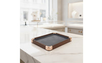Jewelry Display Tray Wood-Grain Jewelry Organizer Tray Low-Profile for Jewelers