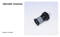 Dust Suppression Adjustable Scattering Sprinkler Nozzle Uniform Watering Atomizing Spray Head Easy Installation for Farm, Garden, Greenhouse