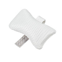 Bone Shaped Bath Pillow Breathable Bath Pillow with Suction Cups Quick Drying for Adults, Bathtub, Soaking Tub
