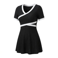 Swimsuits for Women Featuring a Modest Tankini Top and High Waist Shorts, Stylish Swimming Costume for Older Ladies
