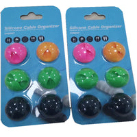 Soft Silicone Cable Organizer Clips for Desk and Earphones