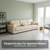 L-Shaped Chaise Sofa pet-resistant fabric Resistant L-Shaped Chaise Sectional Nordic design Living Room Furniture for Families, Small Spaces, Home, Lounge Area