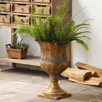 French Wabi-Sabi Style Roman Column Flower Pot